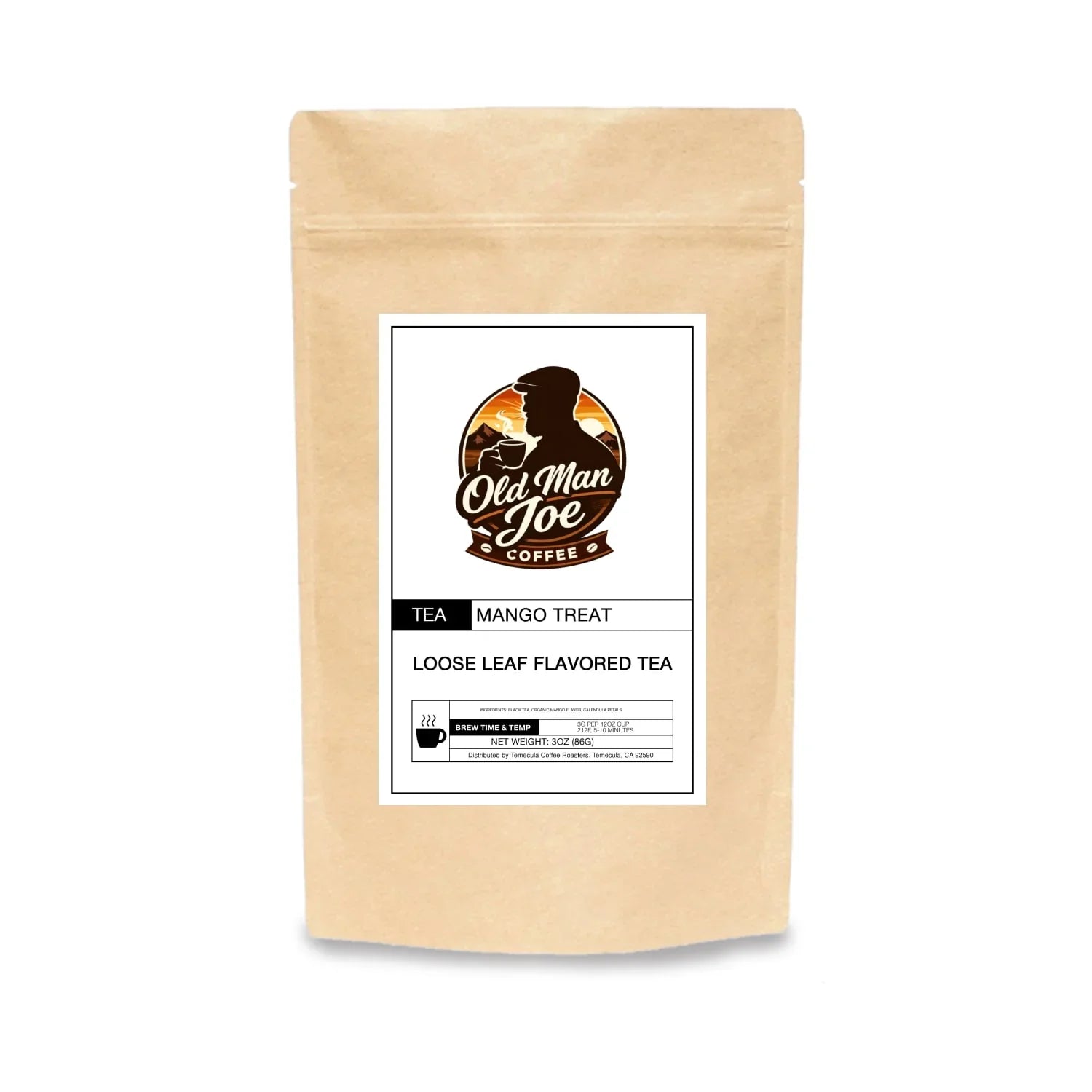 Mango Treat – Sweet, Tropical Mango Herbal Tea - Old Man Joe